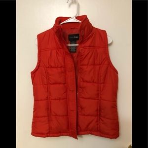 OuterEdge puffed orange vest Small